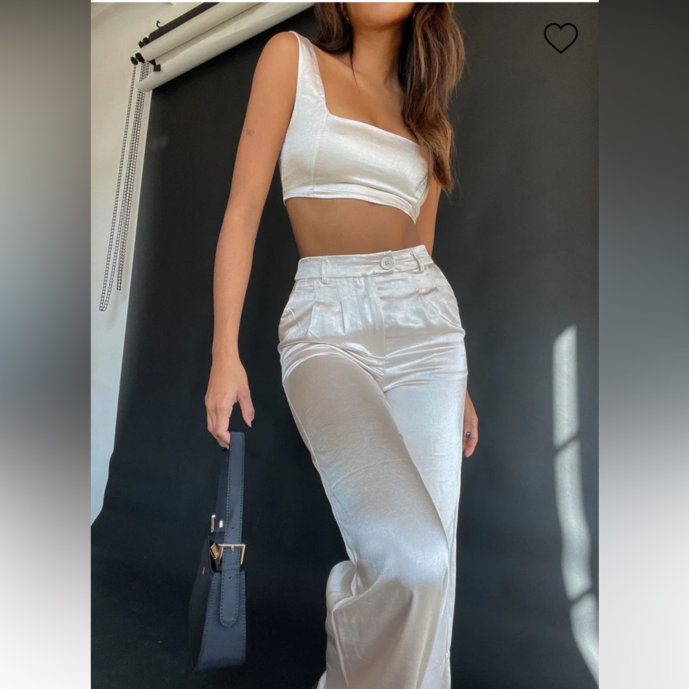 Princess Polly satin two piece set. New with tags!!